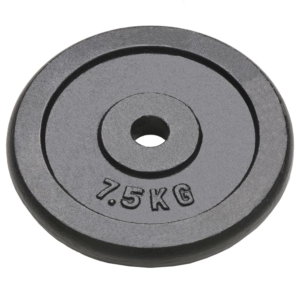 Kotouče na činky 4 ks 4x 7,5 kg litina