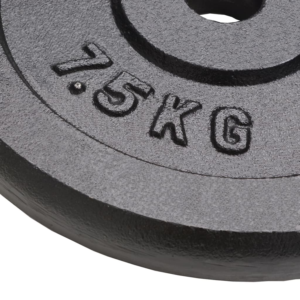 Kotouče na činky 4 ks 4x 7,5 kg litina