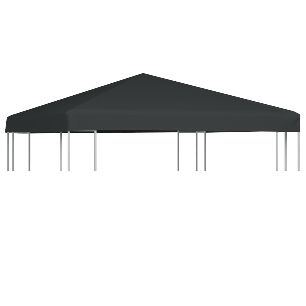 Náhradní střecha na altán 310 g/m² 3x3 m šedá