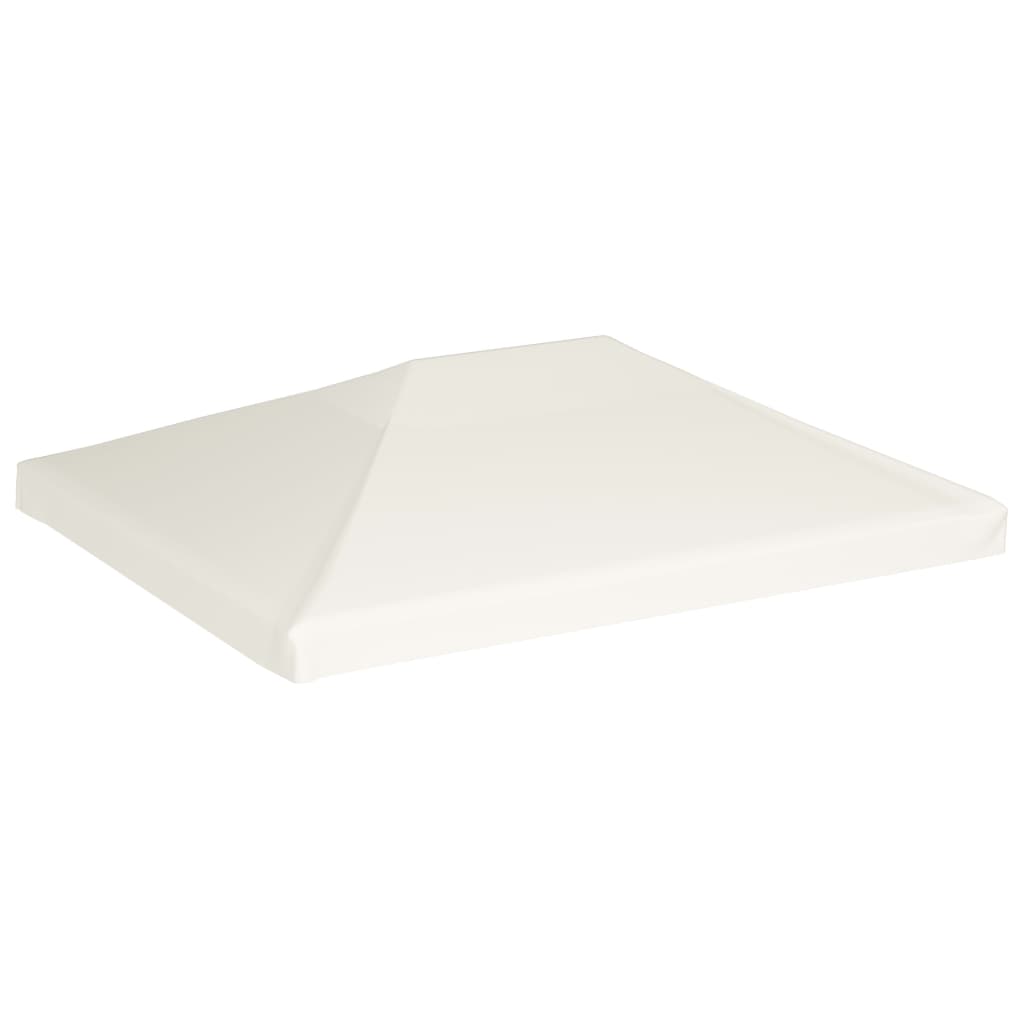 Náhradní střecha na altán 310 g/m² 4 x 3 m krémově bílá