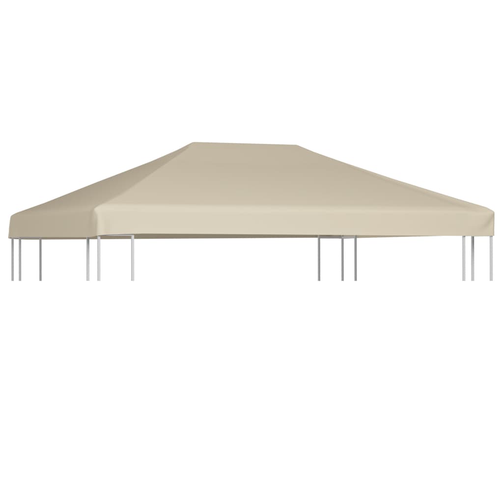 Náhradní střecha na altán 310 g/m² 4 x 3 m béžová