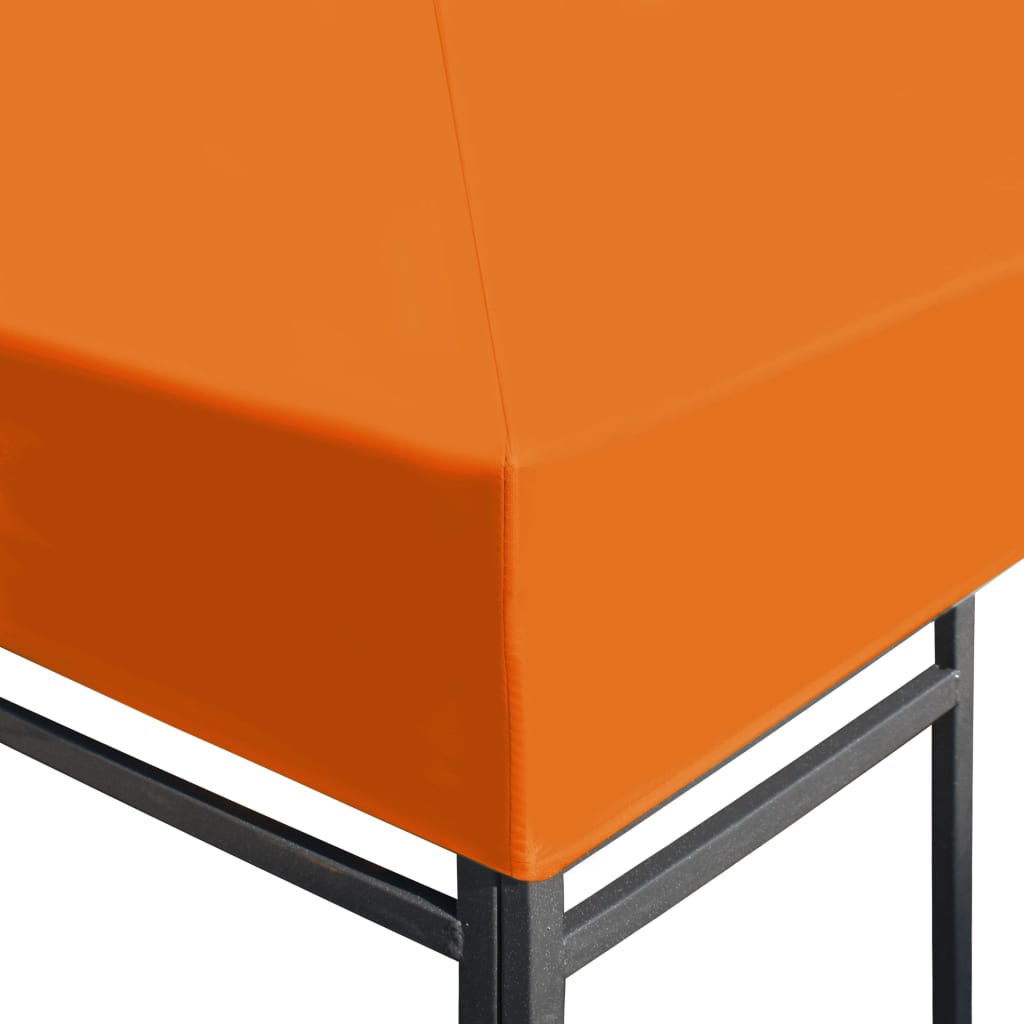 Náhradní střecha na altán 310 g/m² 4 x 3 m oranžová
