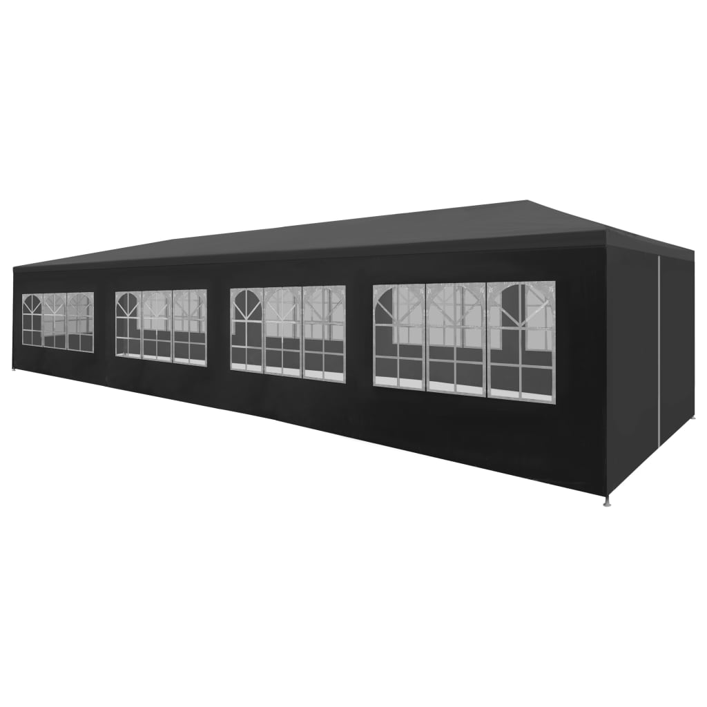 Party stan 3 x 12 m antracitový