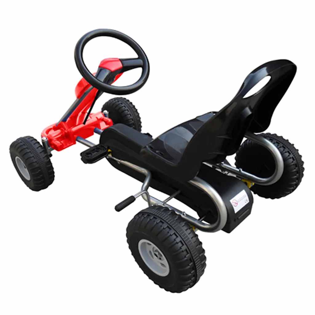 Šlapací motokára červená