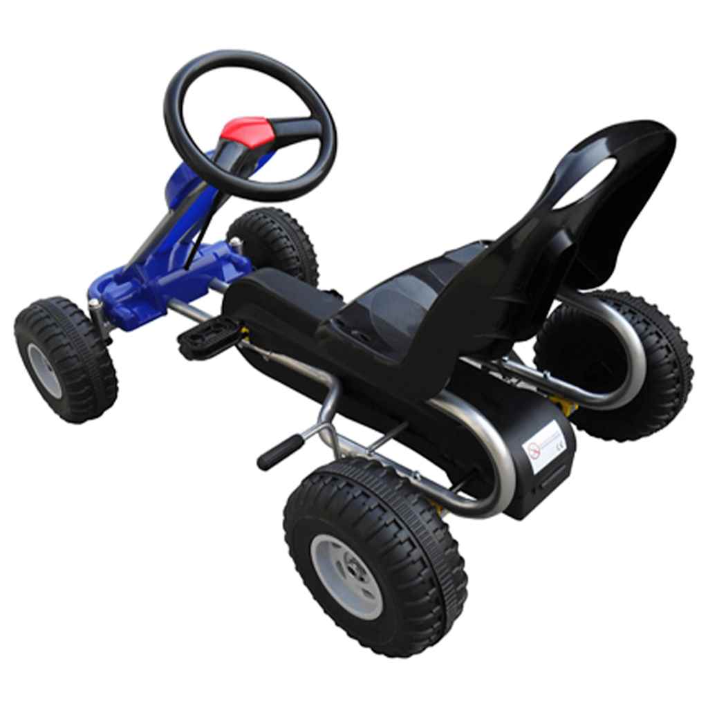 Šlapací motokára modrá