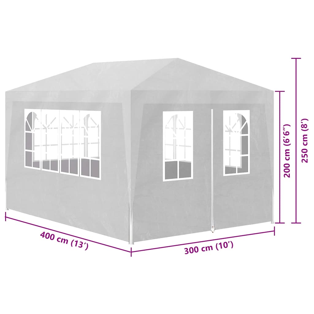 Party stan 3 x 4 m bílý