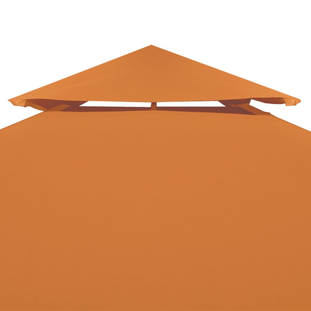 Nepromokavá náhradní střecha na altán 310g/m² oranžová 3x3 m