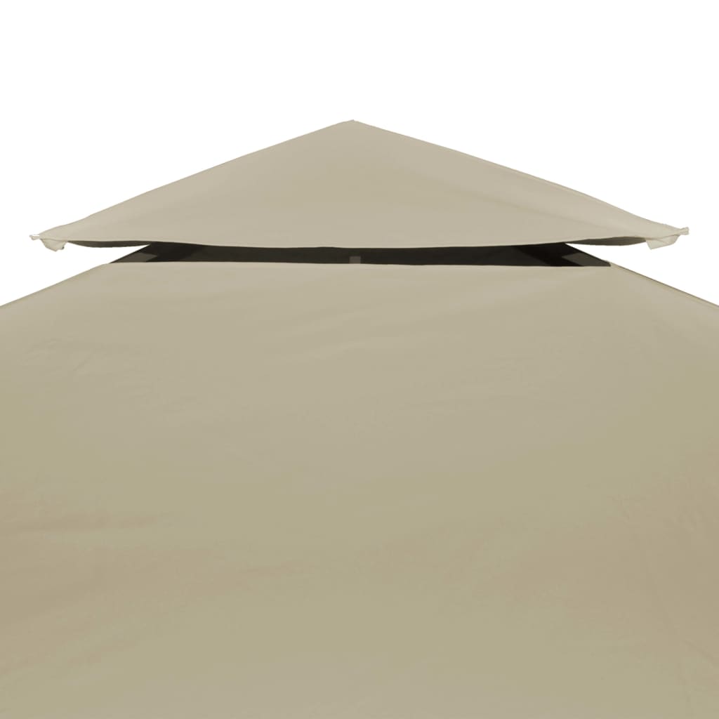 Náhradní střecha na altán 310g/m² béžová 3 x 4 m