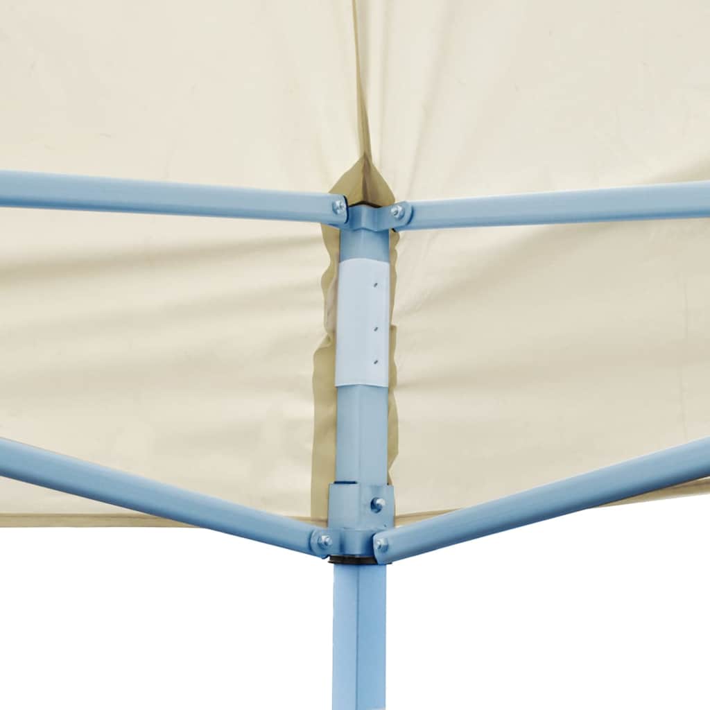 Krémový skládací nůžkový party stan 3 x 6 m