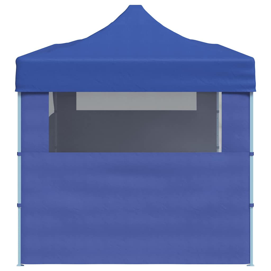 Modrý skládací nůžkový party stan 3 x 6 m