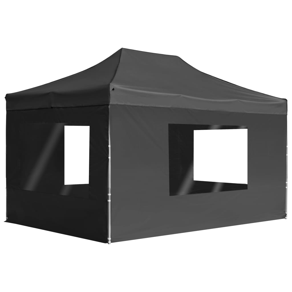 Profesionální skládací party stan+stěny hliník 4,5x3 m antracit