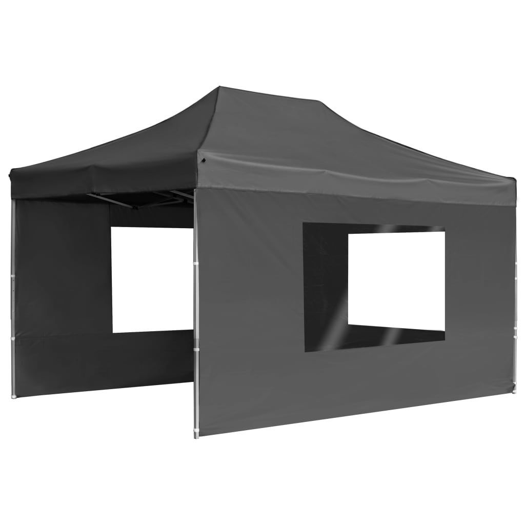 Profesionální skládací party stan+stěny hliník 4,5x3 m antracit