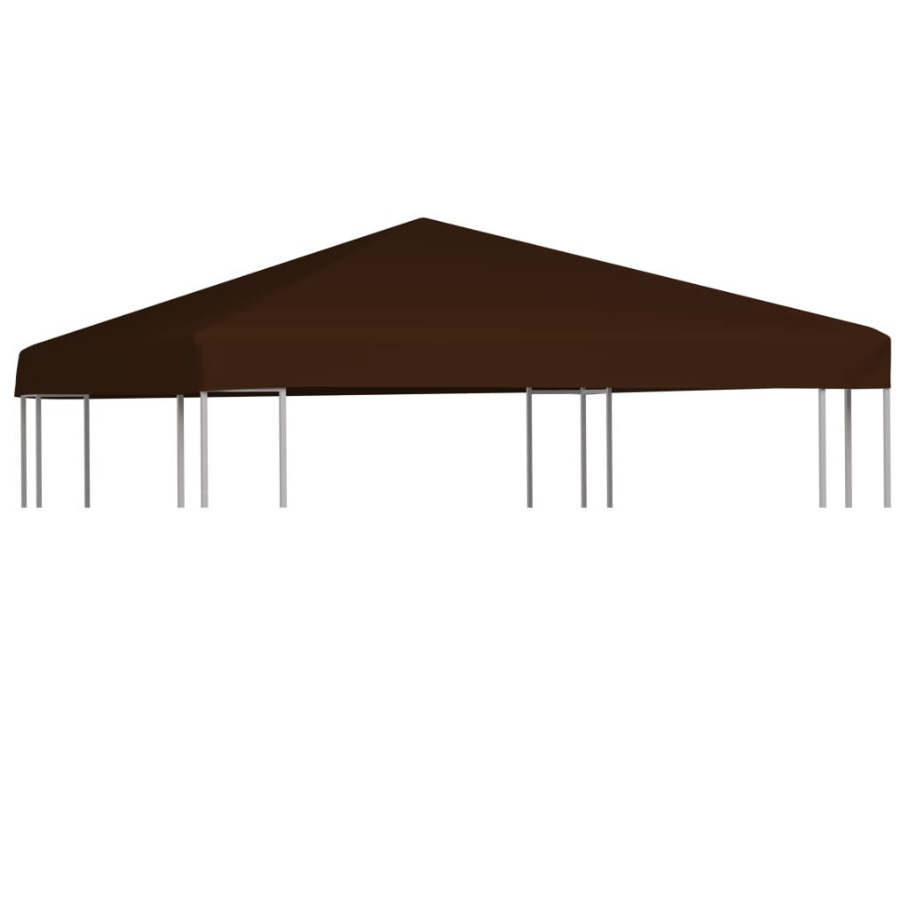 Střecha na altán 310 g/m² 3 x 3 m hnědá