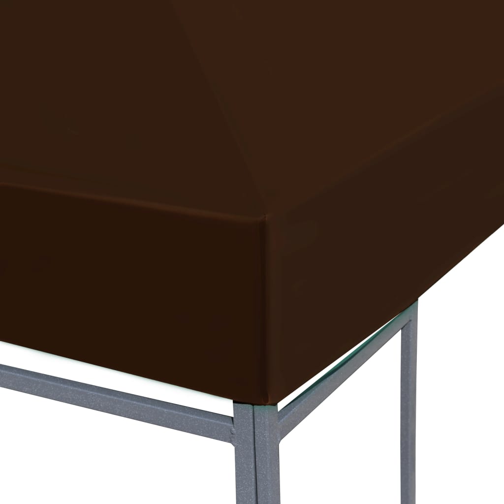 Střecha na altán 310 g/m² 3 x 3 m hnědá