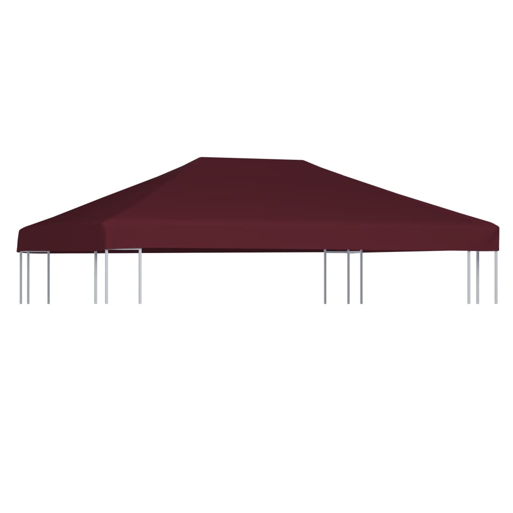 Střecha na altán 310 g/m² 3 x 4 m vínová