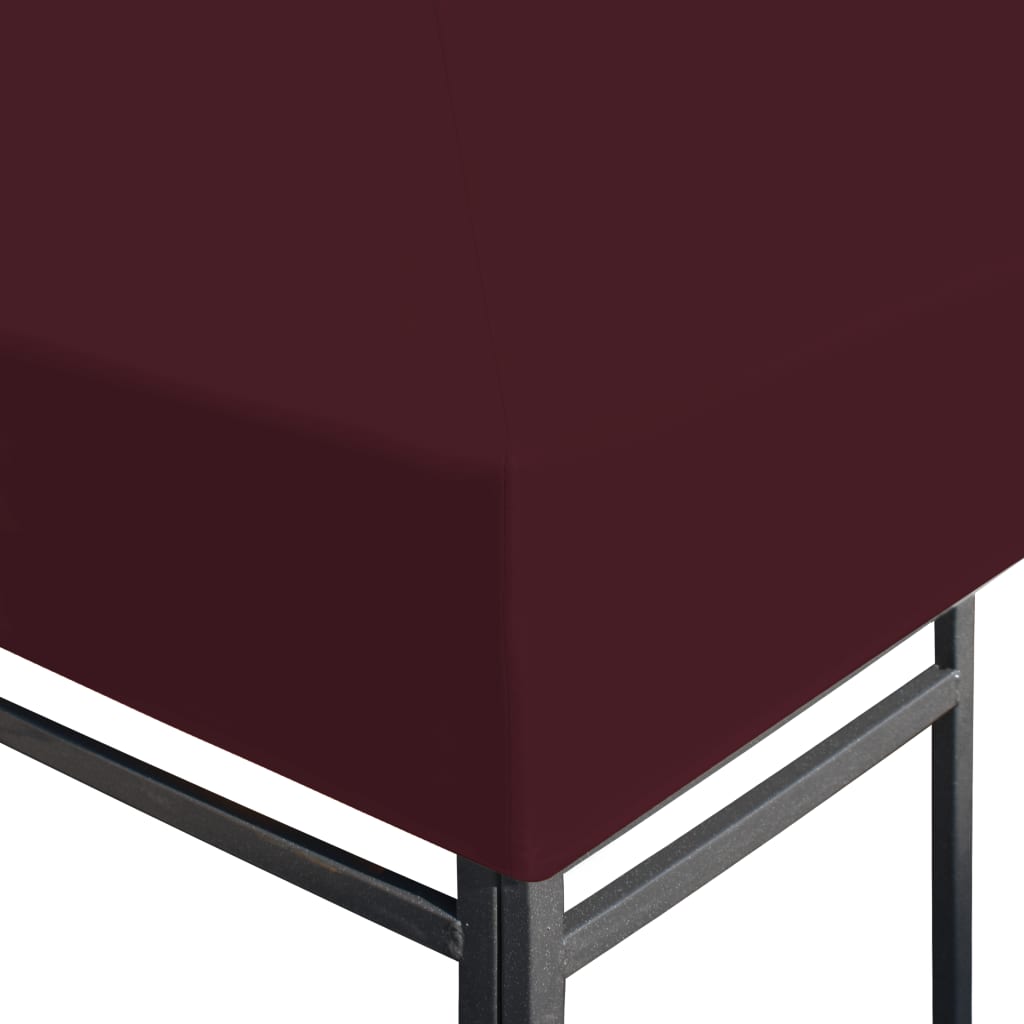 Střecha na altán 310 g/m² 3 x 4 m vínová
