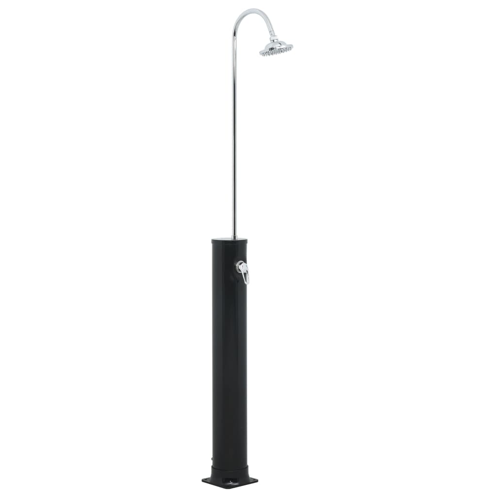 Solární sprcha černá 214 cm 20 l