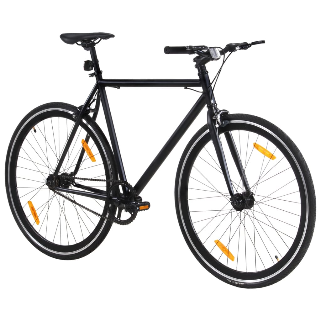 Kolo s pevným převodem černé 700c 55 cm