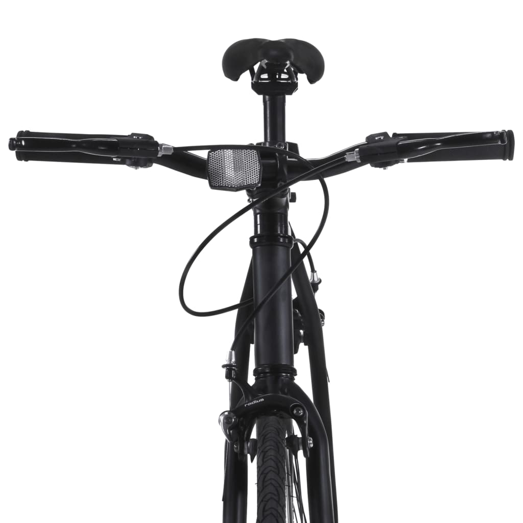 Kolo s pevným převodem černé a zelené 700c 59 cm