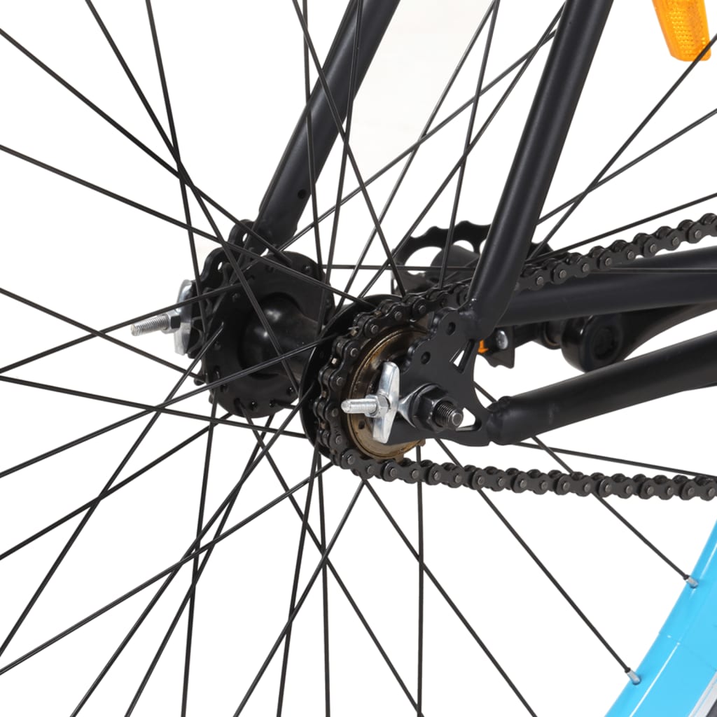 Kolo s pevným převodem černé a modré 700c 51 cm