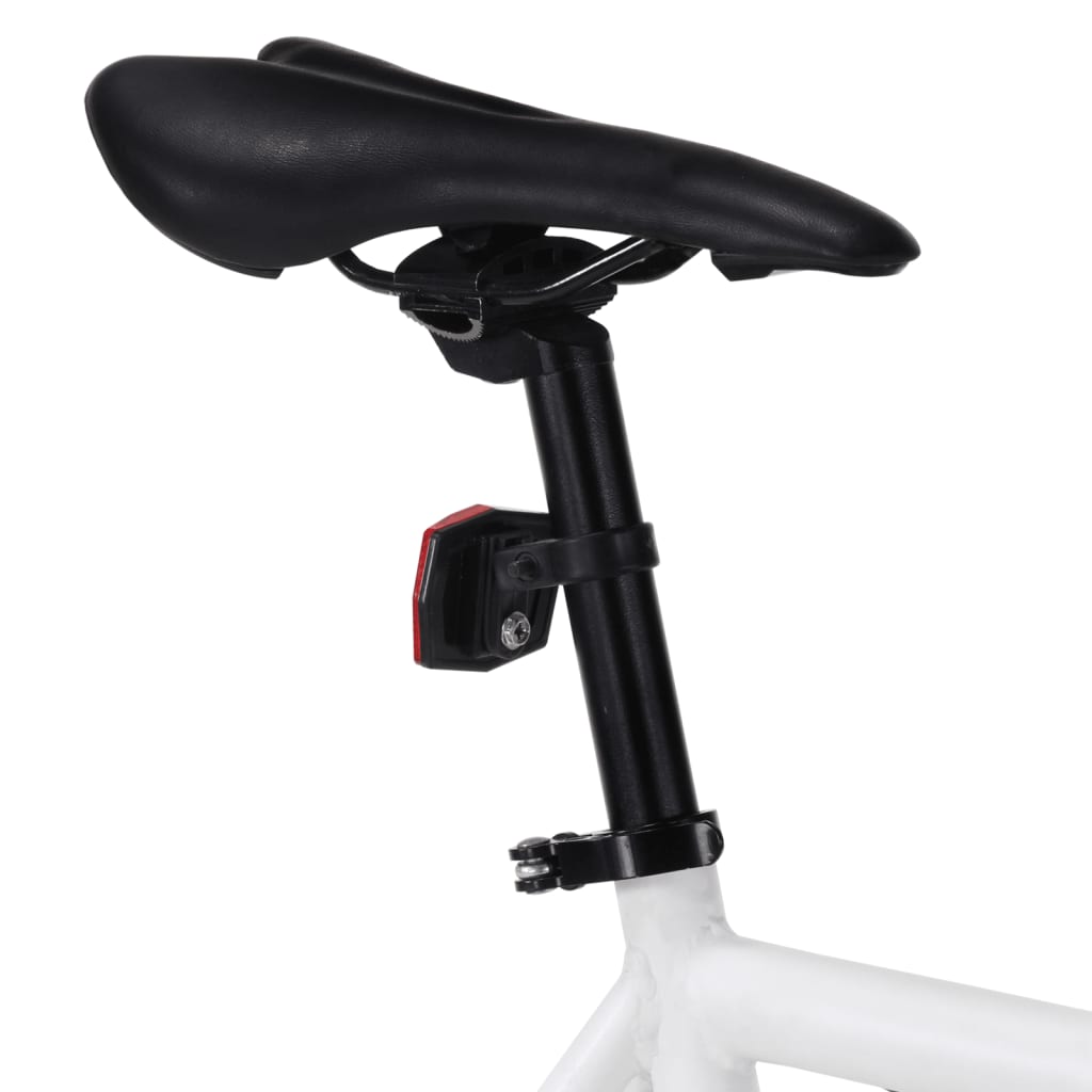Kolo s pevným převodem bílé a černé 700c 59 cm
