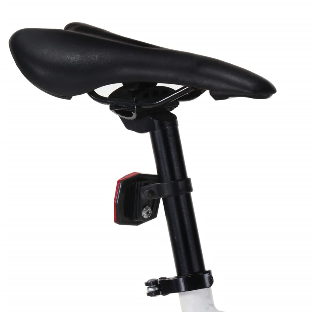 Kolo s pevným převodem bílé a oranžové 700c 51 cm