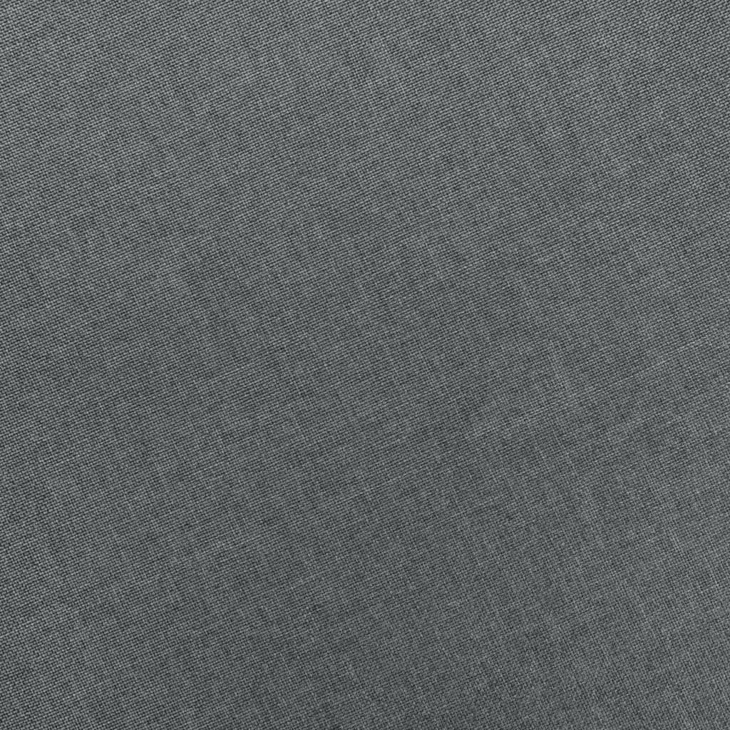 Masážní křeslo s podnožkou světle šedé textil