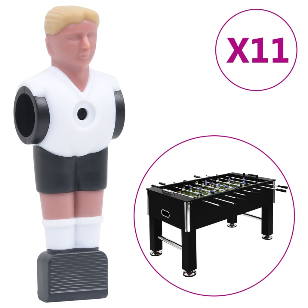 Figurky hráčů pro stolní fotbal pro 15,9mm tyč 22 ks