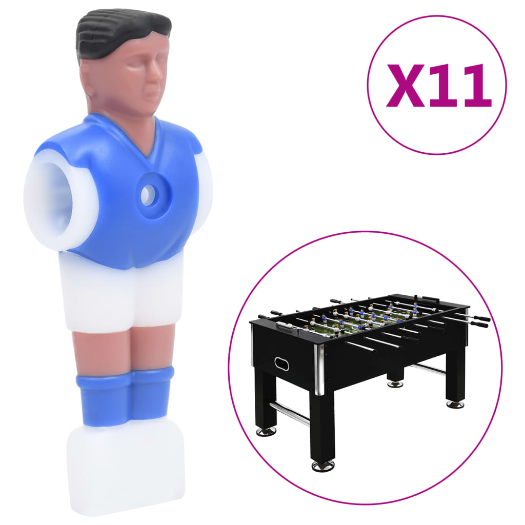 Figurky hráčů pro stolní fotbal pro 15,9mm tyč 22 ks