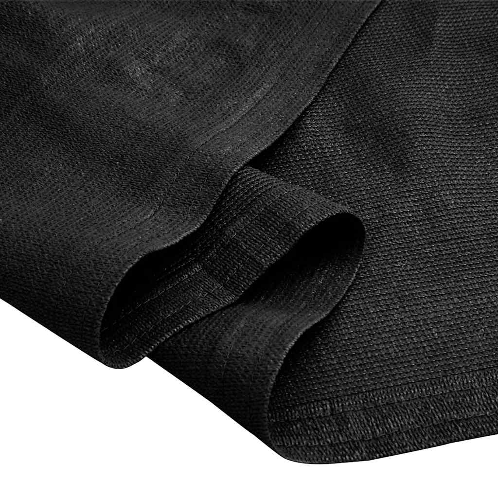 Koberec do stanu 400 x 400 cm černý HDPE