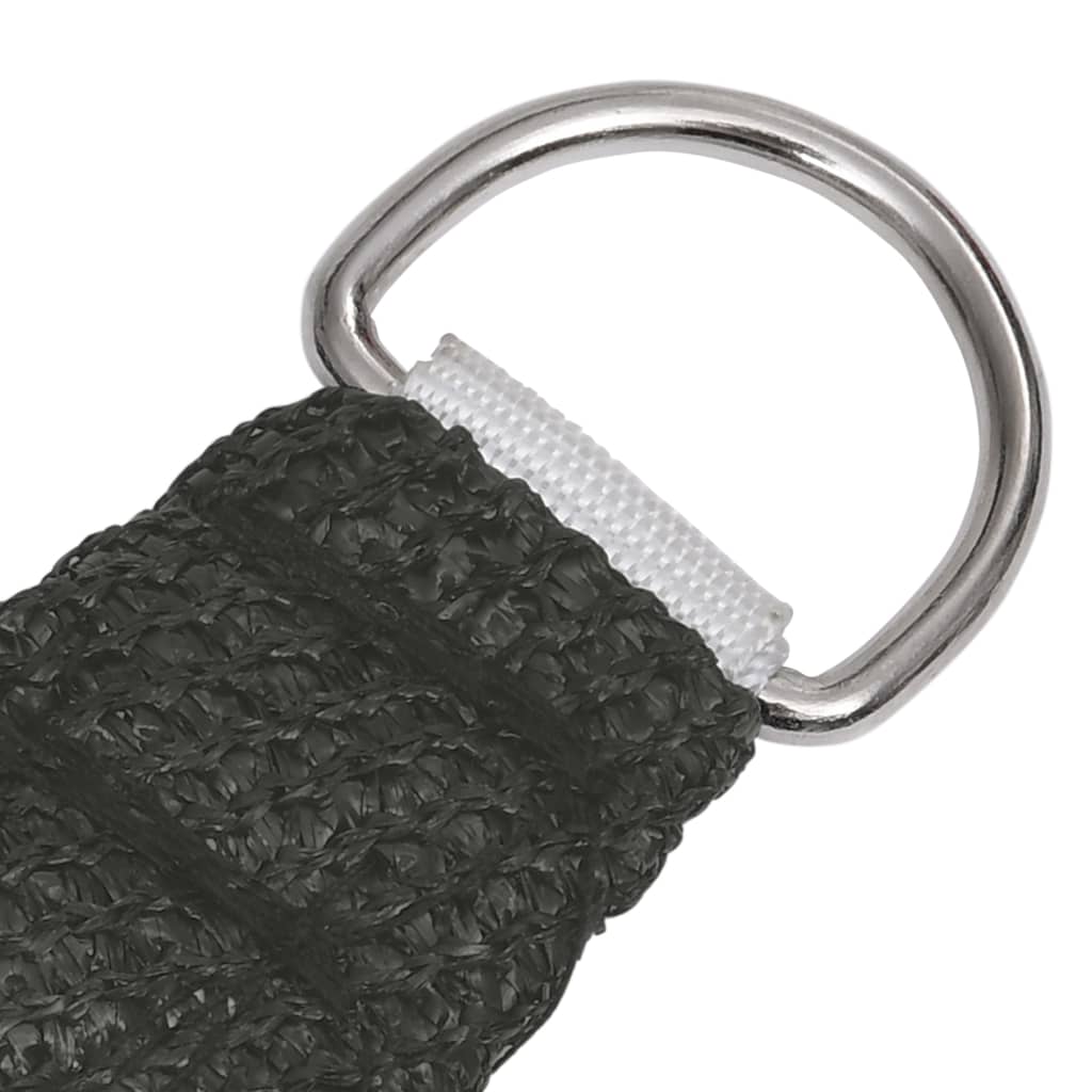 Plachta proti slunci 160 g/m² antracitová 3/4 x 2 m HDPE