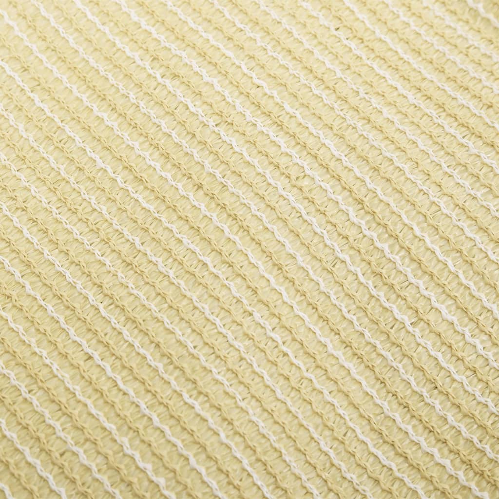 Stínící plachta 160 g/m² béžová 2 x 3,5 m HDPE