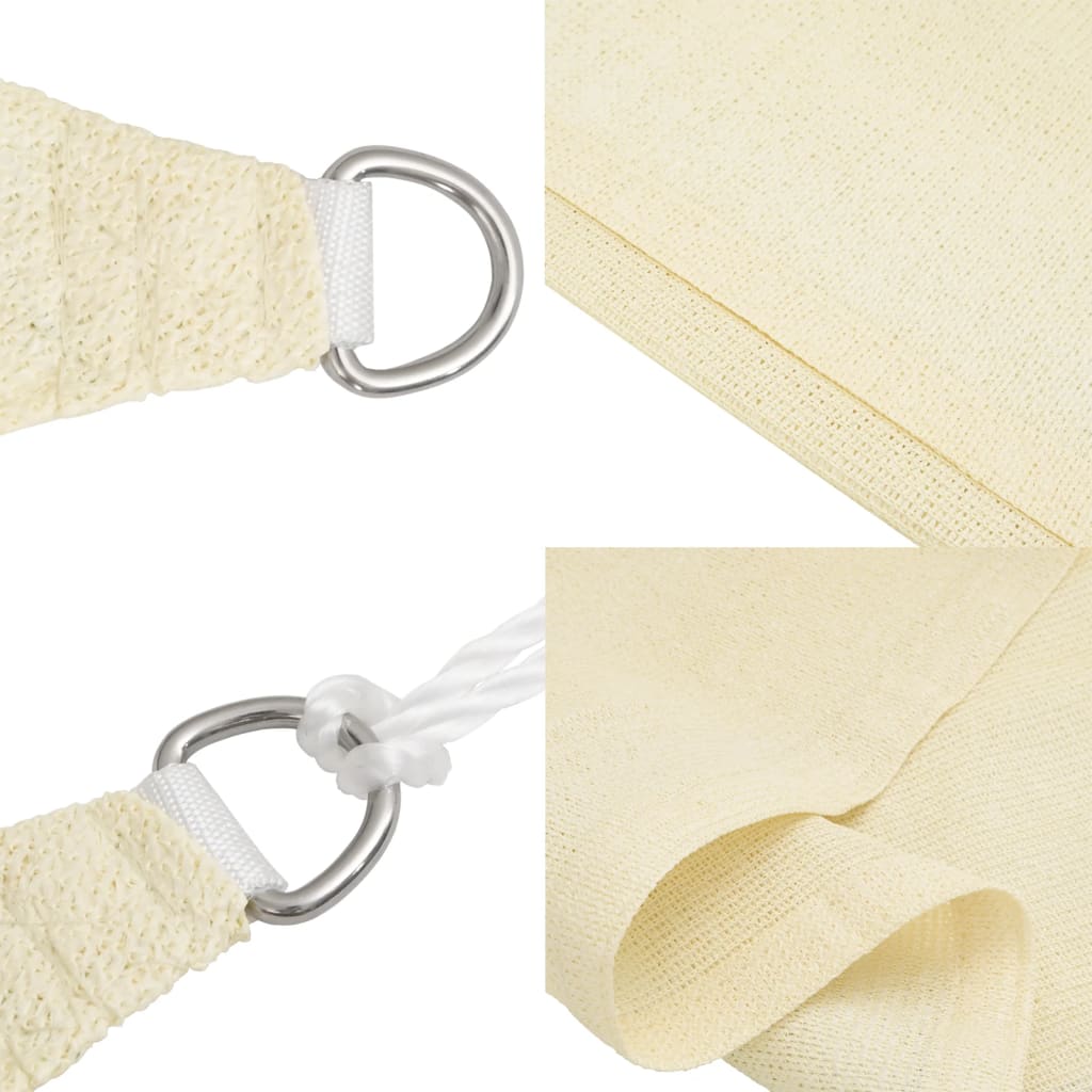 Stínící plachta 160 g/m² krémová 3/4 x 2 m HDPE