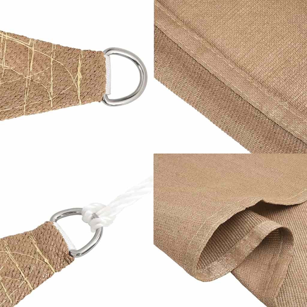Stínící plachta 160 g/m² taupe 2 x 3 m HDPE