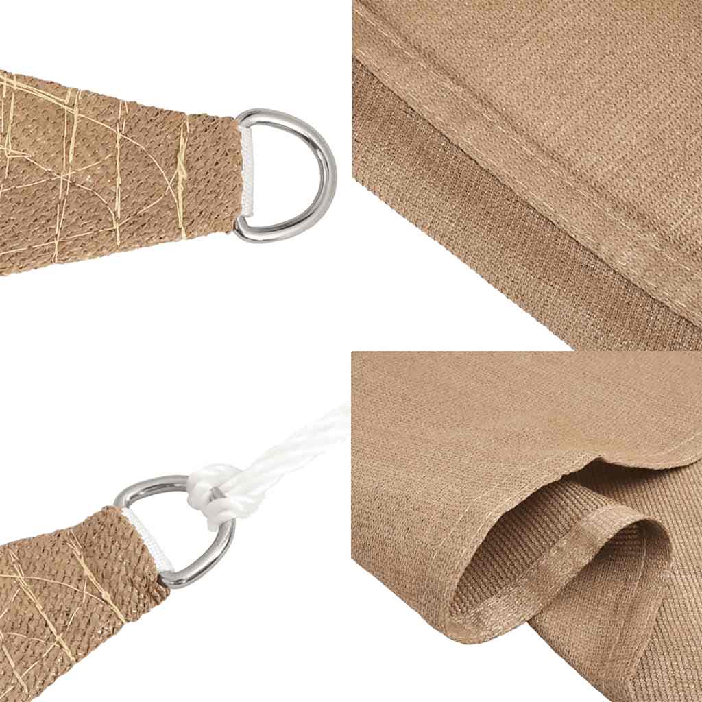 Stínící plachta 160 g/m² taupe 3 x 4,5 m HDPE