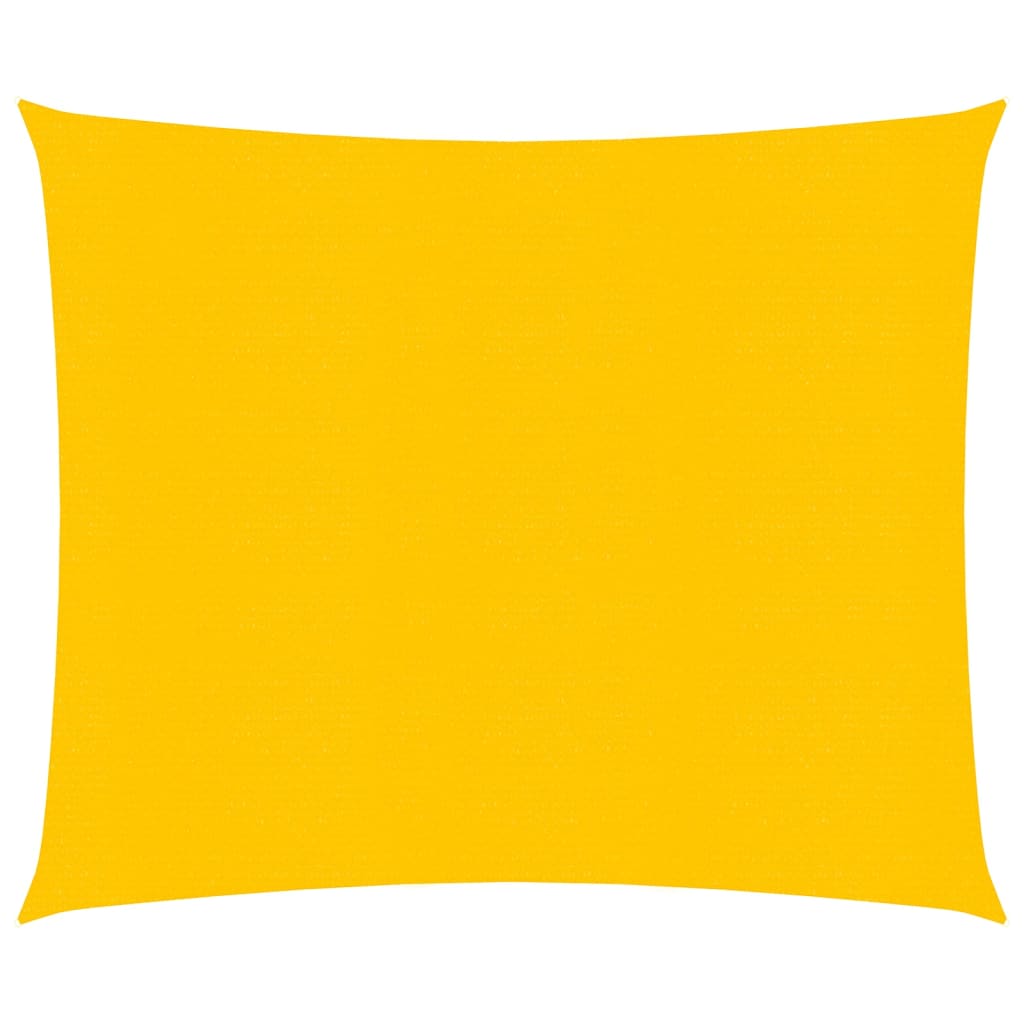 Plachta proti slunci 160 g/m² čtverec žlutá 5 x 5 m HDPE