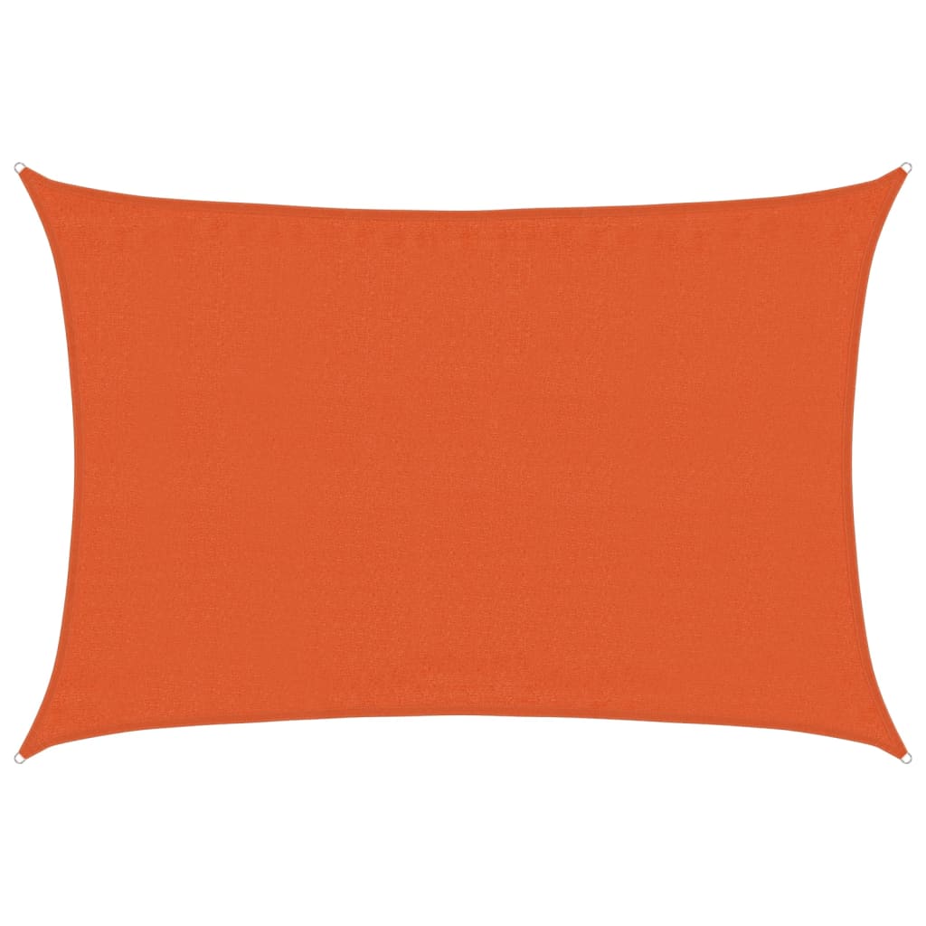 Stínící plachta 160 g/m² oranžová 3,5 x 4,5 m HDPE