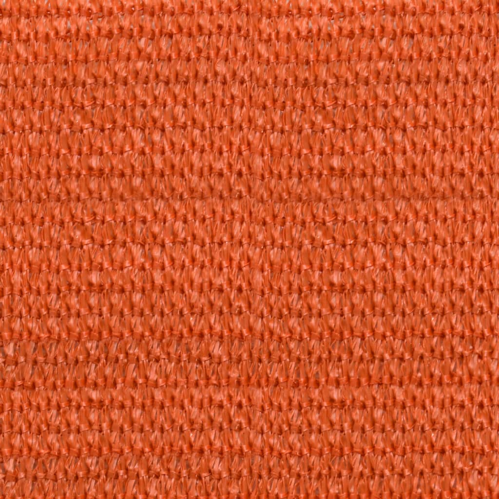 Stínící plachta 160 g/m² oranžová 3,5 x 4,5 m HDPE