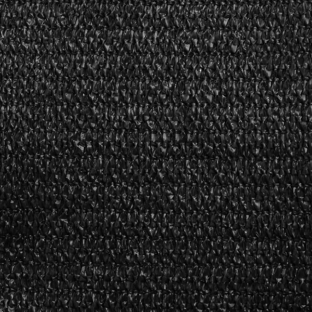 Stínící plachta 160 g/m² černá 2,5 x 3,5 m HDPE
