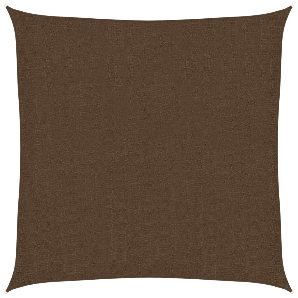 Stínící plachta 160 g/m² hnědá 3 x 3 m HDPE