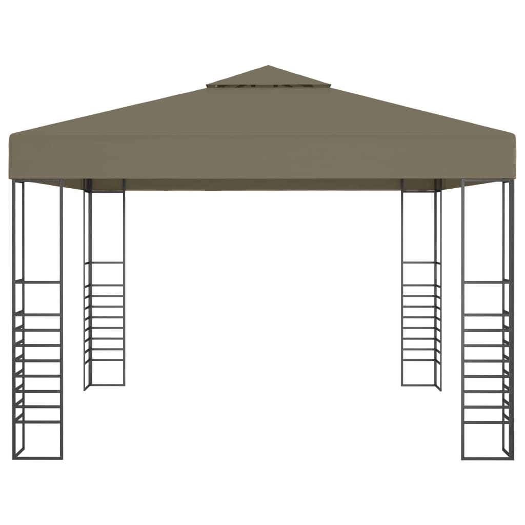 Zahradní altán 3 x 3 m taupe 180 g/m²