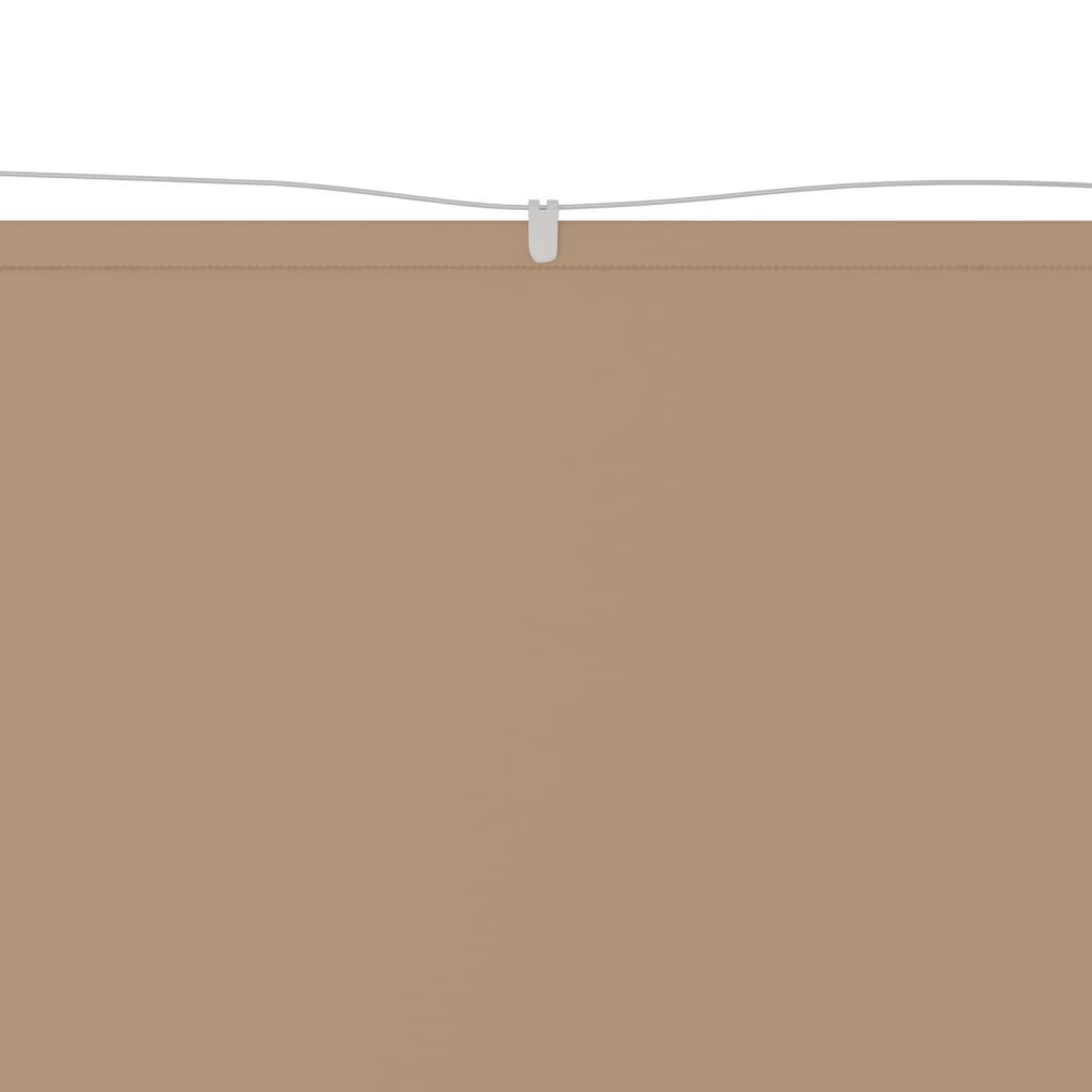 Vertikální markýza taupe 180 x 1 000 cm oxfordská látka