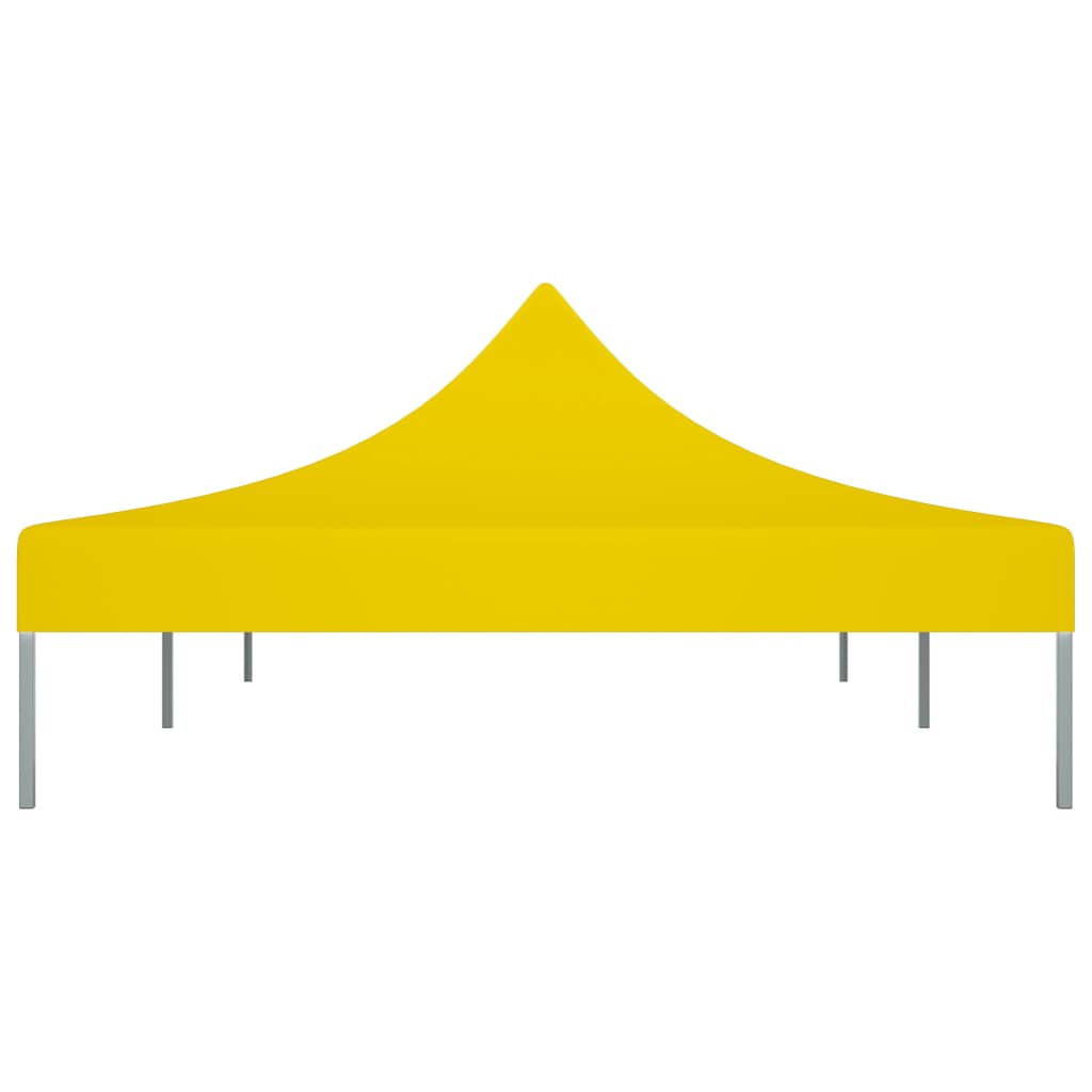 Střecha k party stanu 6 x 3 m žlutá 270 g/m²
