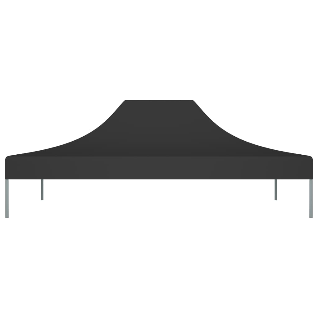 Střecha k party stanu 4,5 x 3 m černá 270 g/m²