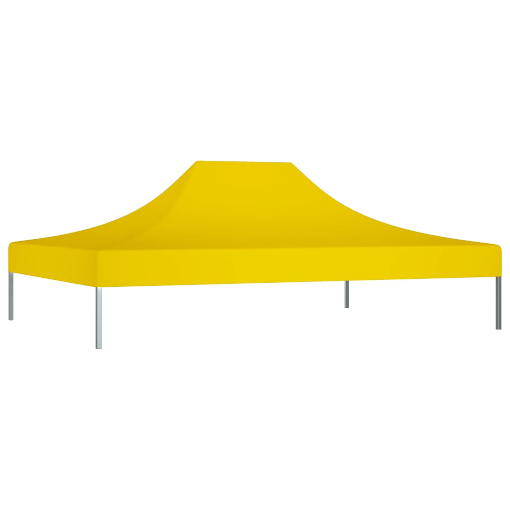 Střecha k party stanu 4,5 x 3 m žlutá 270 g/m²