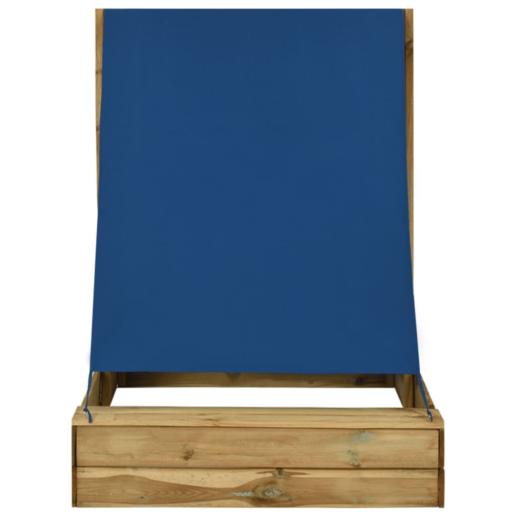 Pískoviště se stříškou 160 x 100 x 133 cm impregnovaná borovice