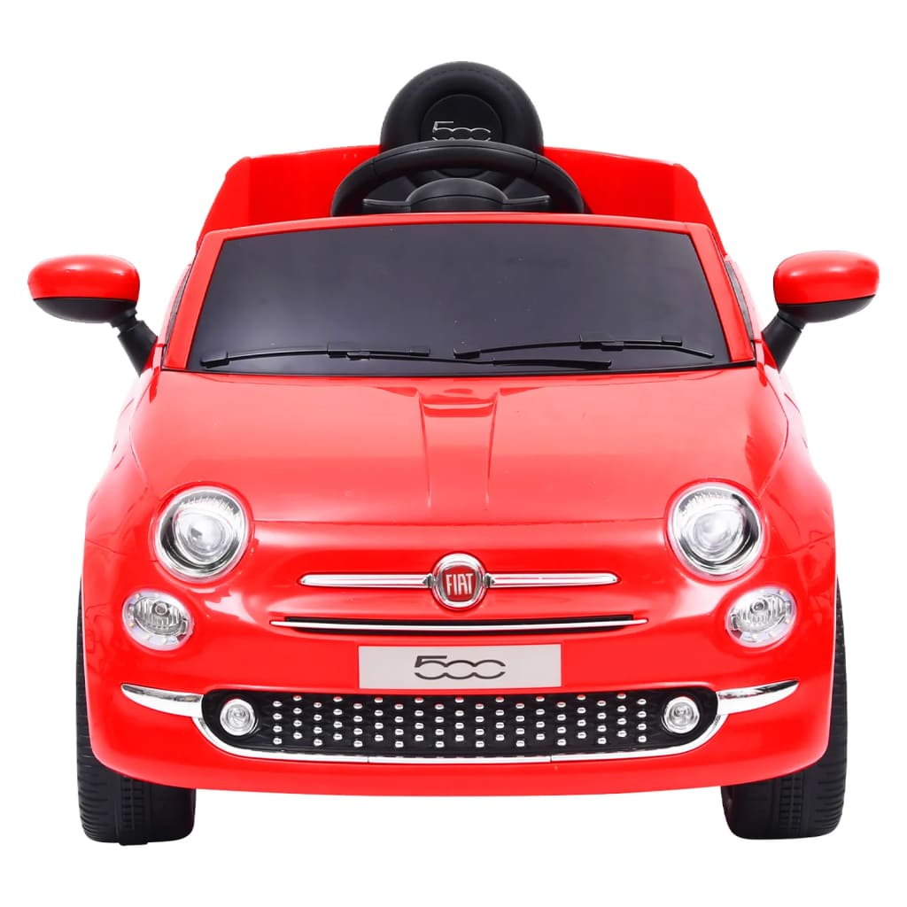 Dětské elektrické auto Fiat 500 červené