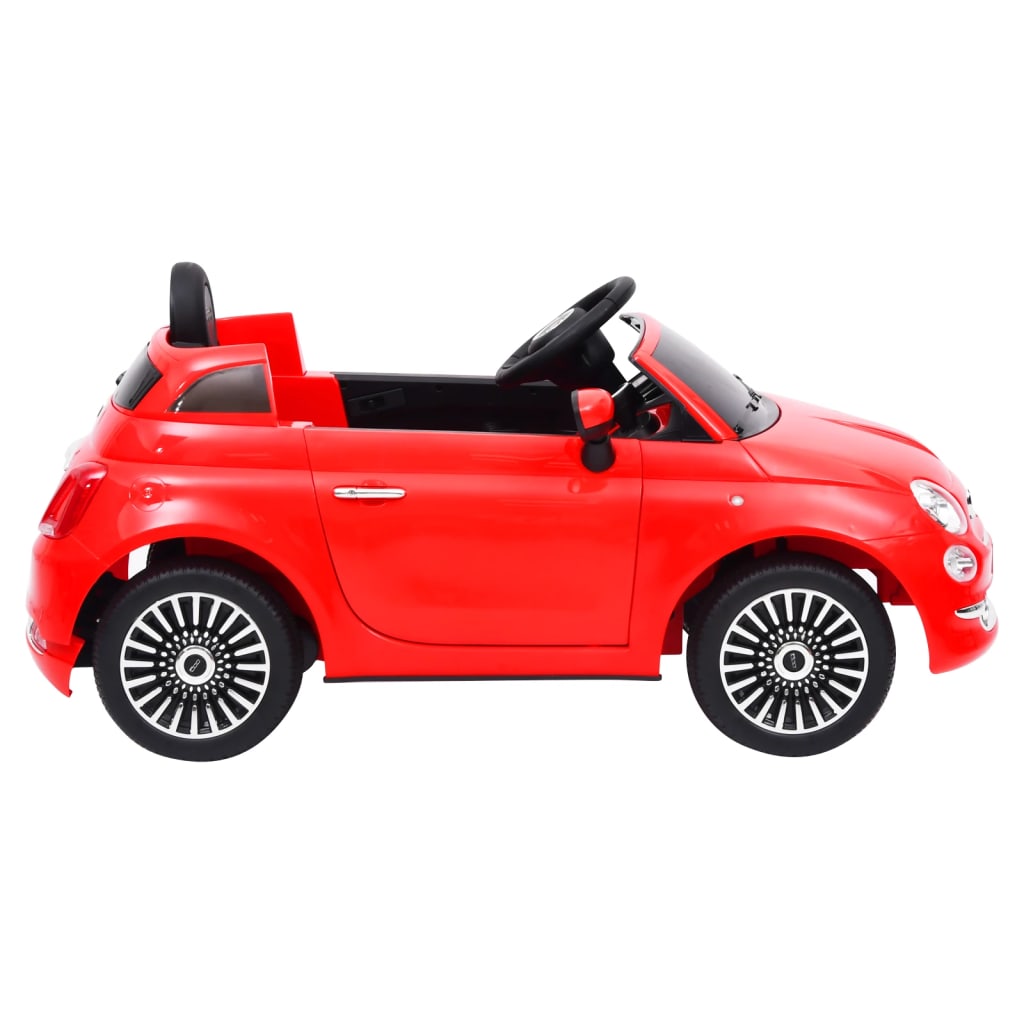 Dětské elektrické auto Fiat 500 červené