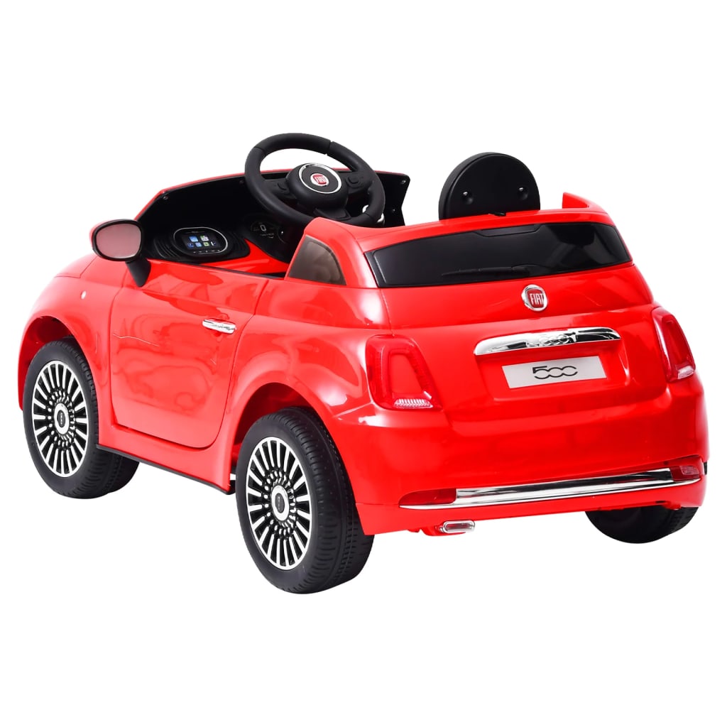 Dětské elektrické auto Fiat 500 červené
