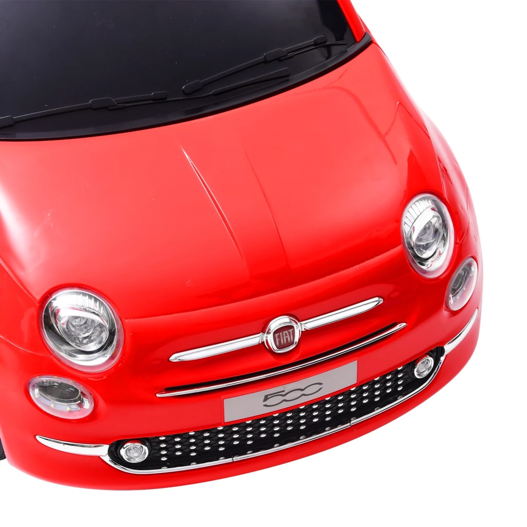 Dětské elektrické auto Fiat 500 červené